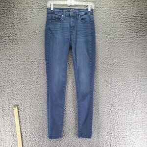 Universal Thread Jeans Womens 2/26R Blue Skinny Stretch Denim